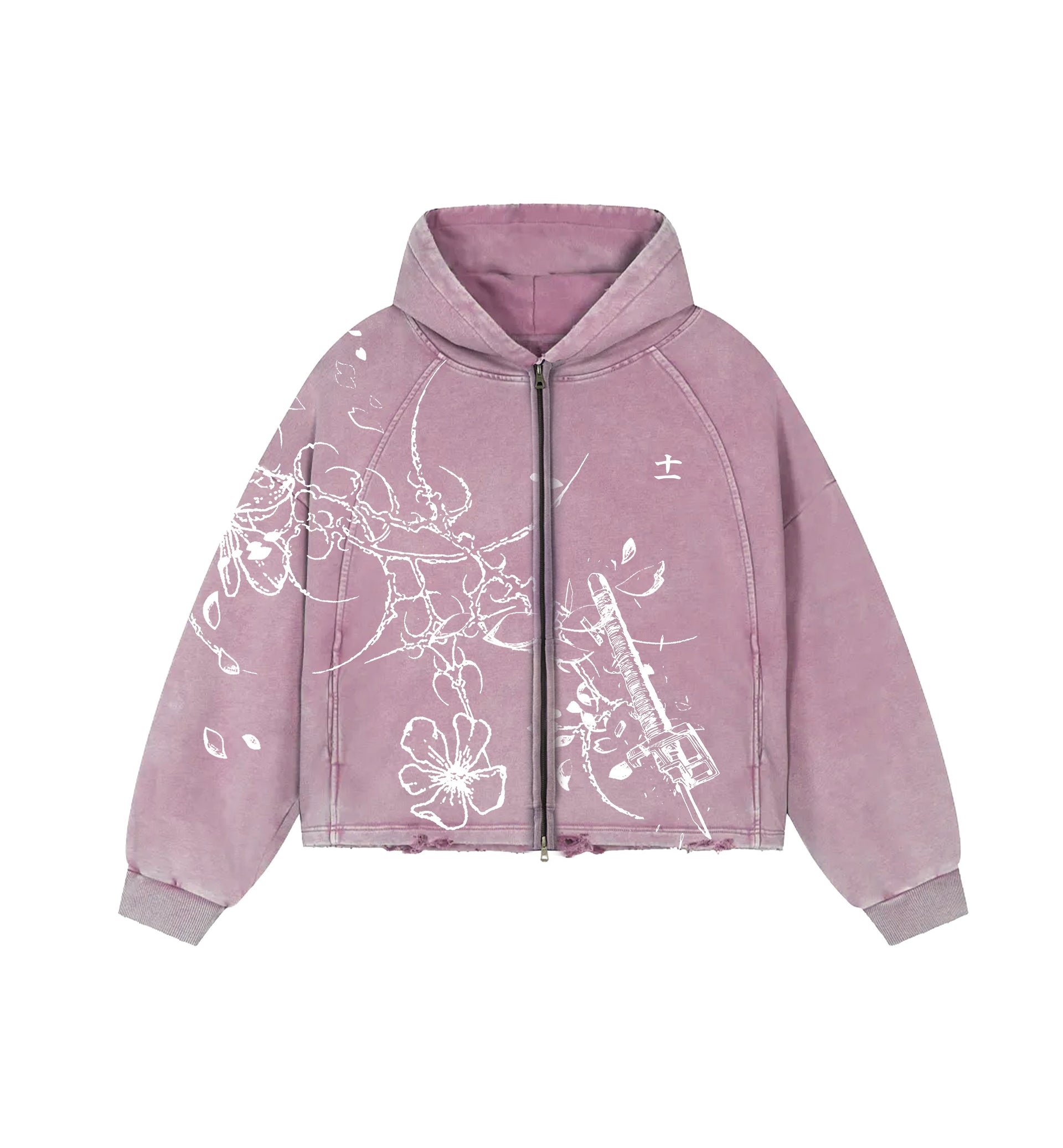 Senbonzakura - Cherry Blossom Zip Up