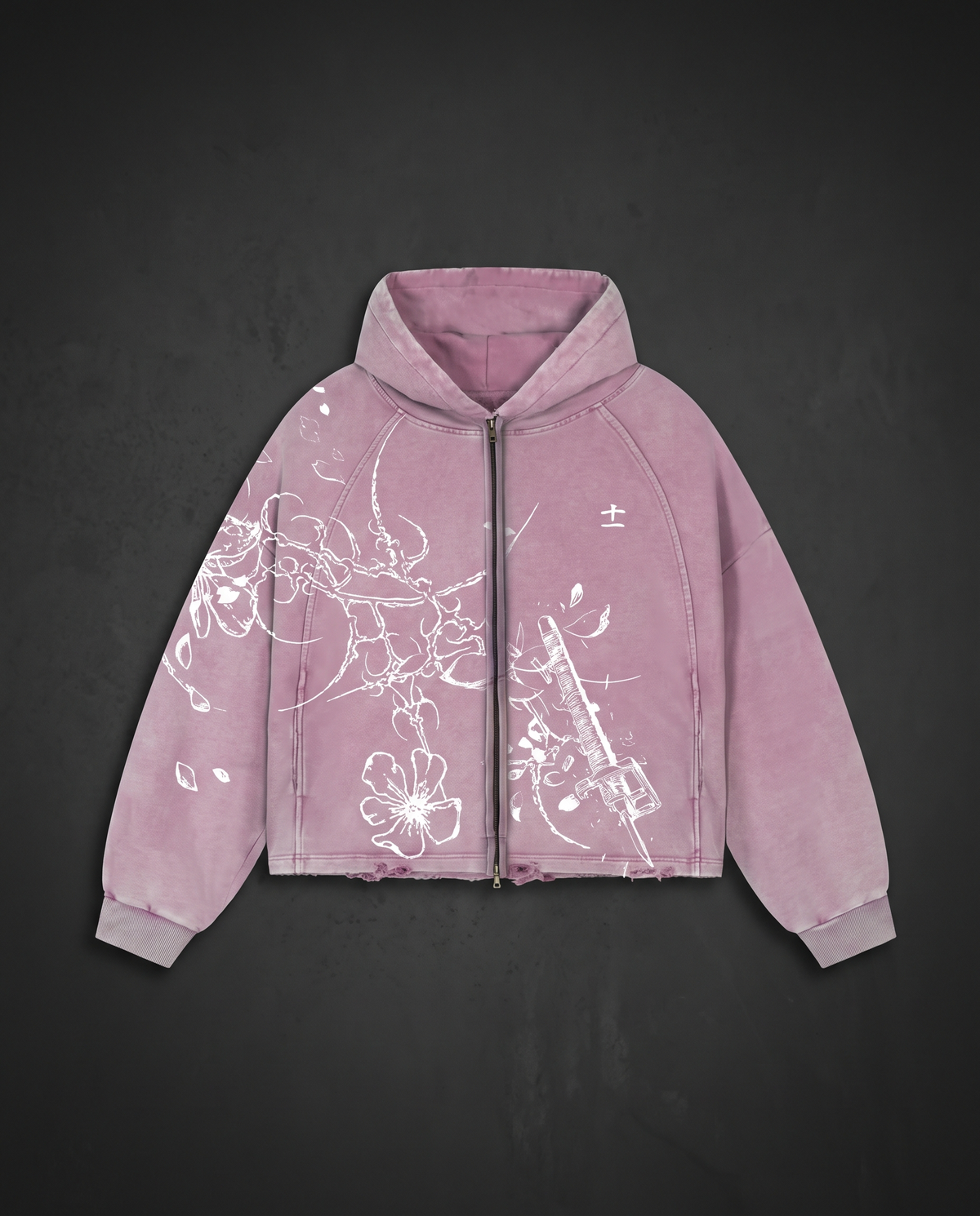 Senbonzakura Zip-Up — Pink