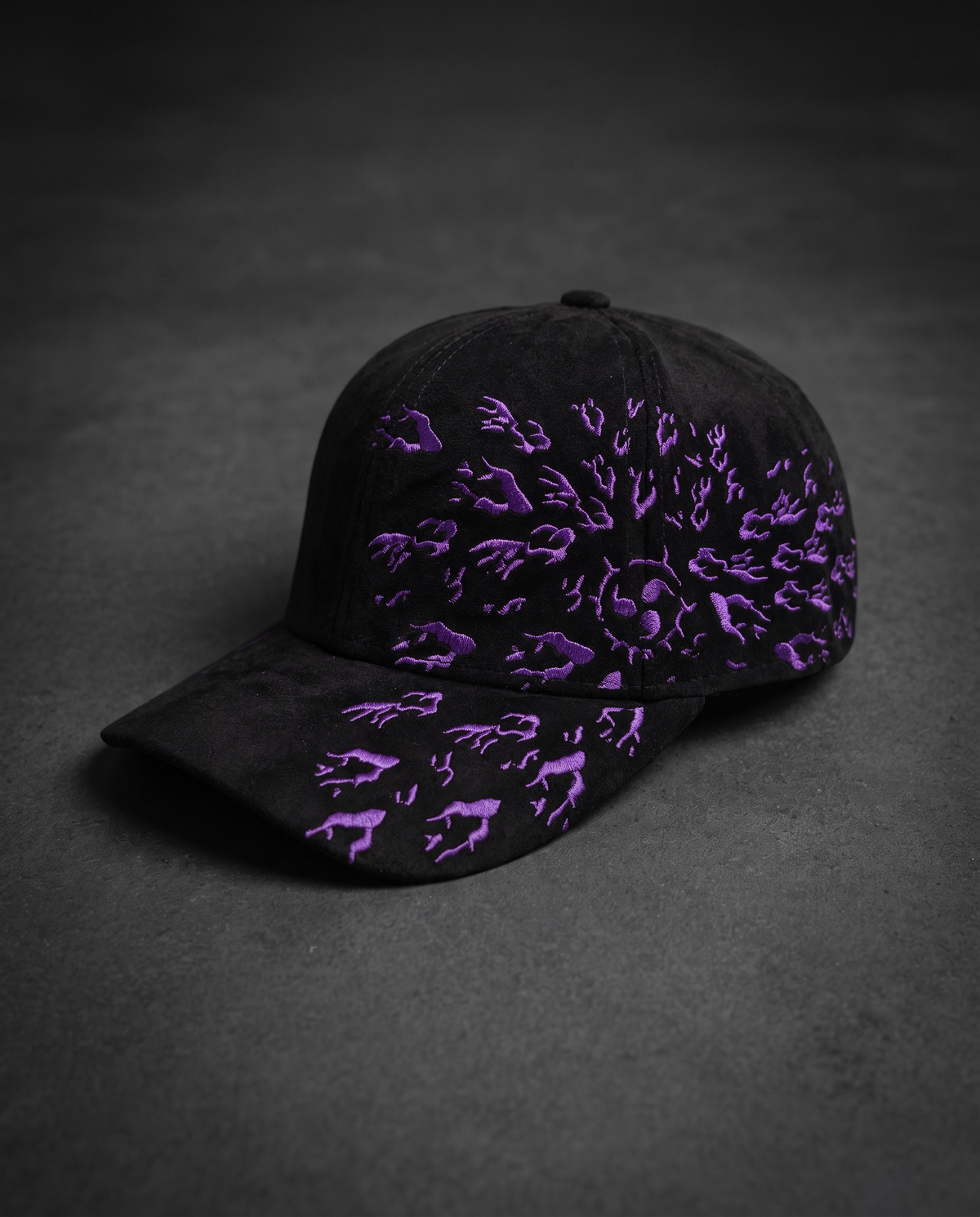 Curse Mark - Black Suede Hat