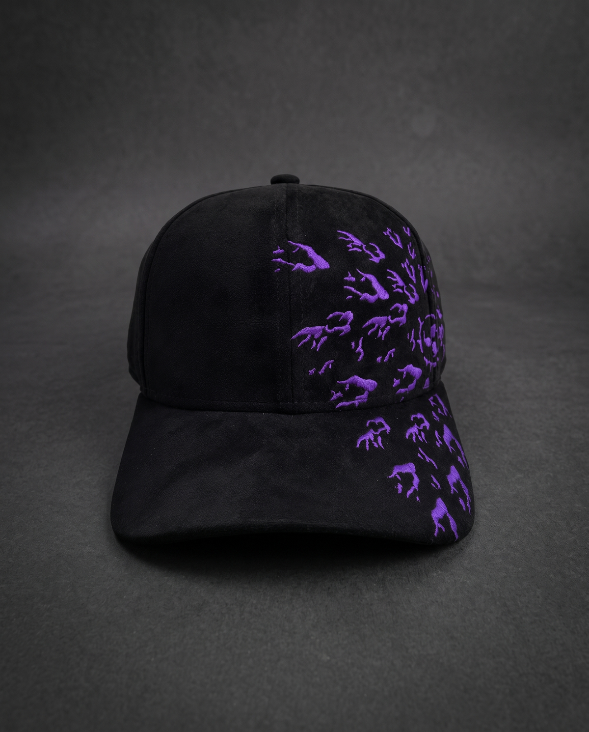 Curse Mark - Black Suede Hat
